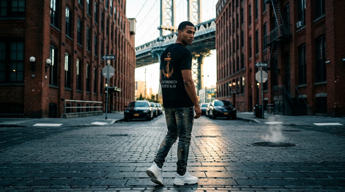 Anchored With G-D — DUMBO Brooklyn