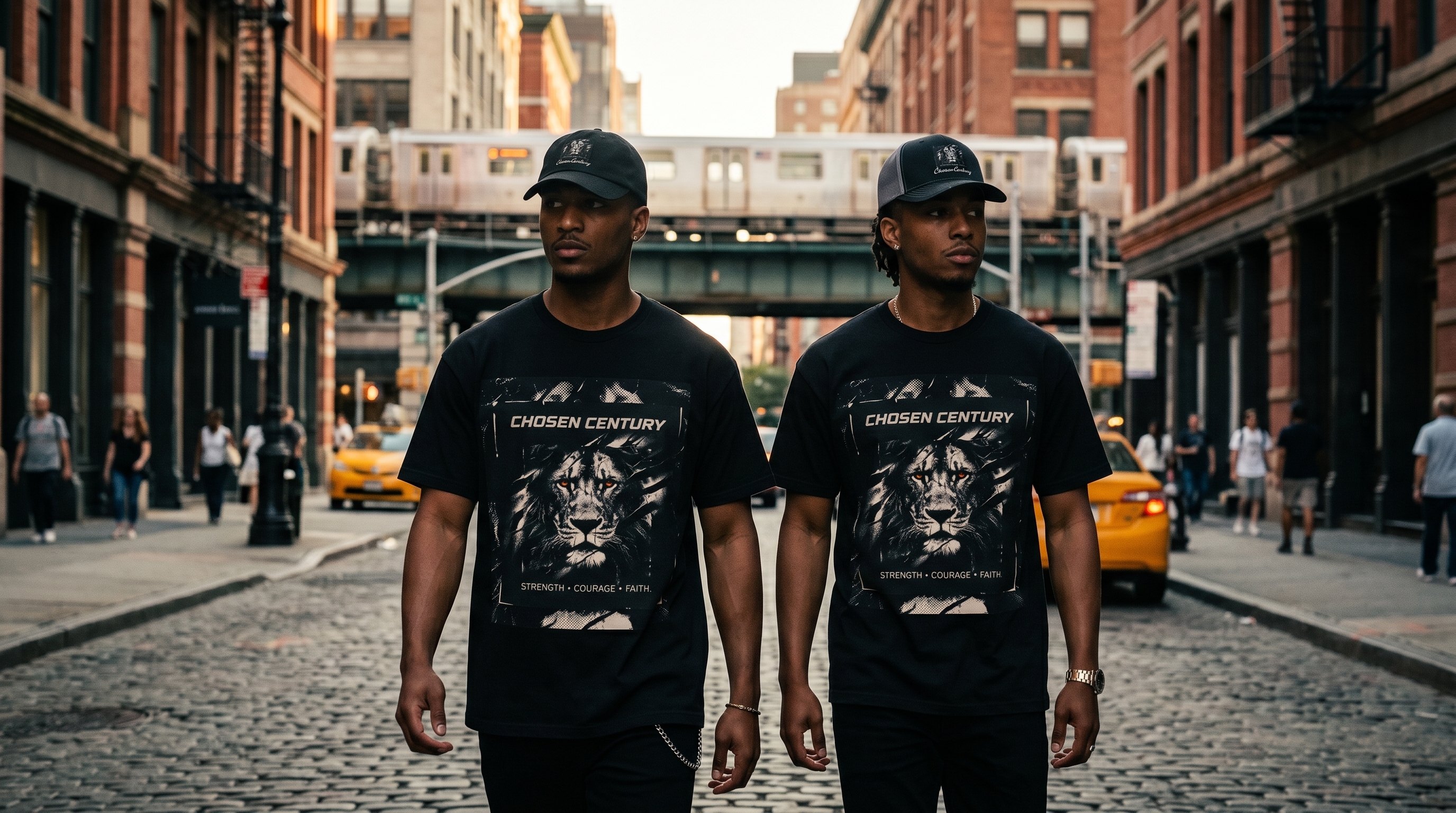Lion Tee & Hats — NYC