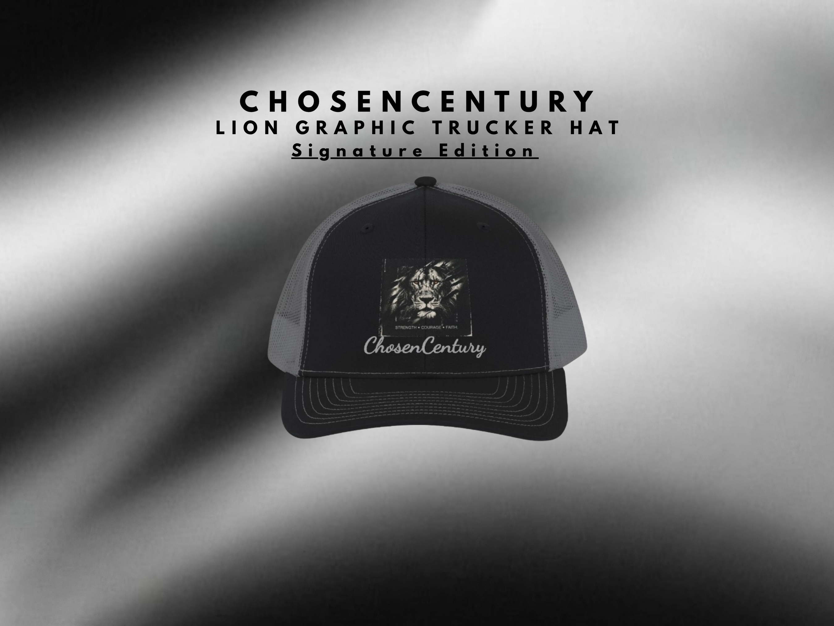 Lion Graphic Trucker Hat